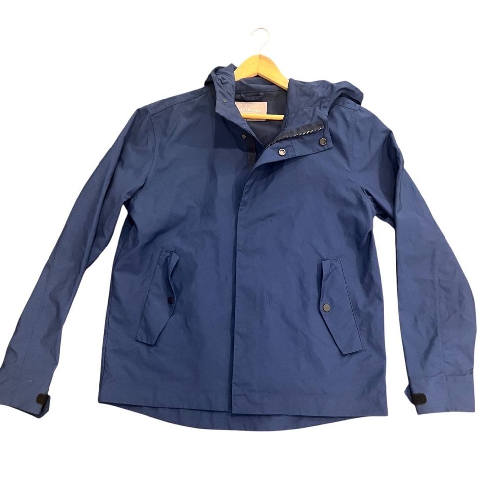 Everlane Men's City Jacket Navy Raincoat